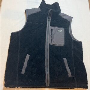 Men's Black L.L. Bean Fleece Vest XL